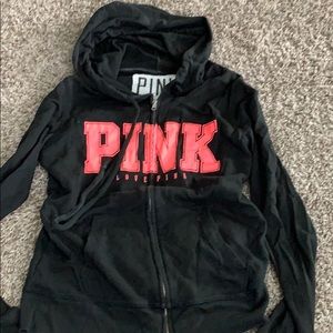 PINK zip up hoodie